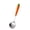 F, variant on Nnndbs Ceramic Carrot Handle Stainless Steel Fork, Cute Dessert Fruit Fork for Cake Pastry Salad, Creative Tableware for Home Kitchen Restaurant Gift
