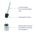thumbnail image 4 of Cameo Toilet Bowl Cleaning Brush, Stainless-Steel Holder, Fingerprint-Proof, Rust resistant - 2 Pack, 4 of 6
