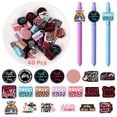 thumbnail image 1 of 40 Pcs Silicone Focal Beads, Colorful Silicone Beads for Pens, Funny Words DIY Making Kit, Assorted Shaped Beads with Holes for Keychains, Car Charms, Necklaces, Bracelets, Jewelry, 1 of 6