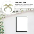 thumbnail image 2 of Worgeous 300 pcs No-Nails Picture Frame Hangers, Picture Hanging Serrated Hooks Wood Frames Hardware for Painting Photos, Oil Paintings, Mirrors, 2 of 8