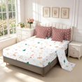thumbnail image 3 of Manfei Classic Plaid 7-Piece Twin Bedding,Festive Christmas Bedding Comforter Set,Red White Green,Christmas Reversible, 3 of 7