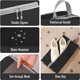 thumbnail image 4 of 10 Piezas Bolsas Organizadoras Compresion, Organizador de Viaje para Maletas, Bolsa de almacenamiento con doble cremallera, para Ropa Zapatos, Cosméticos de bolsas organizadoras de viaje (negro), 4 of 4