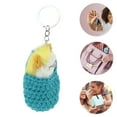 thumbnail image 3 of Unique Bargains 1 Pc Fashion Slippers Sleeping Cat Handbag Charm Bag Accessories Blue, 3 of 5