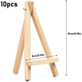 thumbnail image 3 of Caballete de escritorio plegable de madera maciza de 10 Uds. Mini caballete de escritorio de madera para niños caballete de escritorio para dibujar caballete pequeño para pintura al óleo Sincero Electrónica, 3 of 5