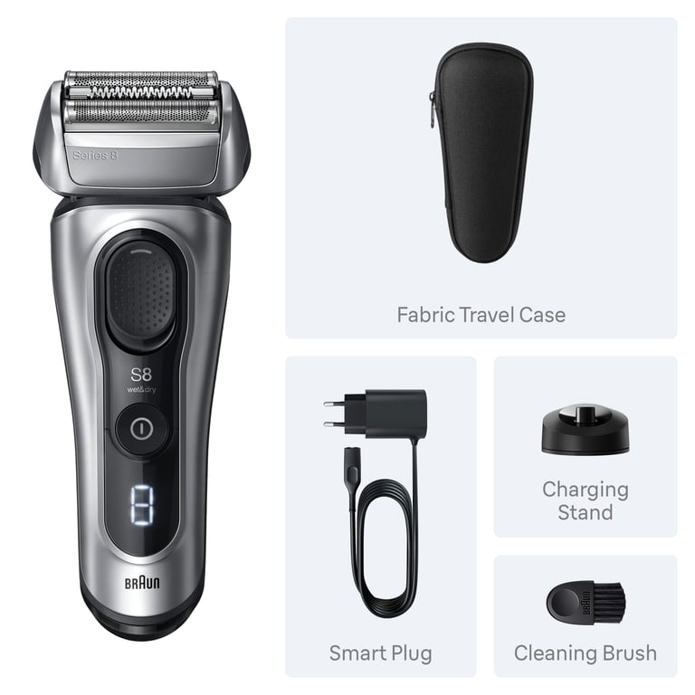 Braun, Electric Razor for Men, 8517s, Waterproof, 60 Min Battery