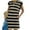 Coffee, variant on Women's Stripe Knit Dress, Long Sleeve Casual Dress with Round Neck, Comfortable Stretchy Fabric for Daily Wear