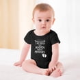 thumbnail image 2 of I Am Proof That God Answers Prayers - Baby Clothes - Funny Newborn Bodysuit Outfits for Boys And Girls Black-style 9months, 2 of 7