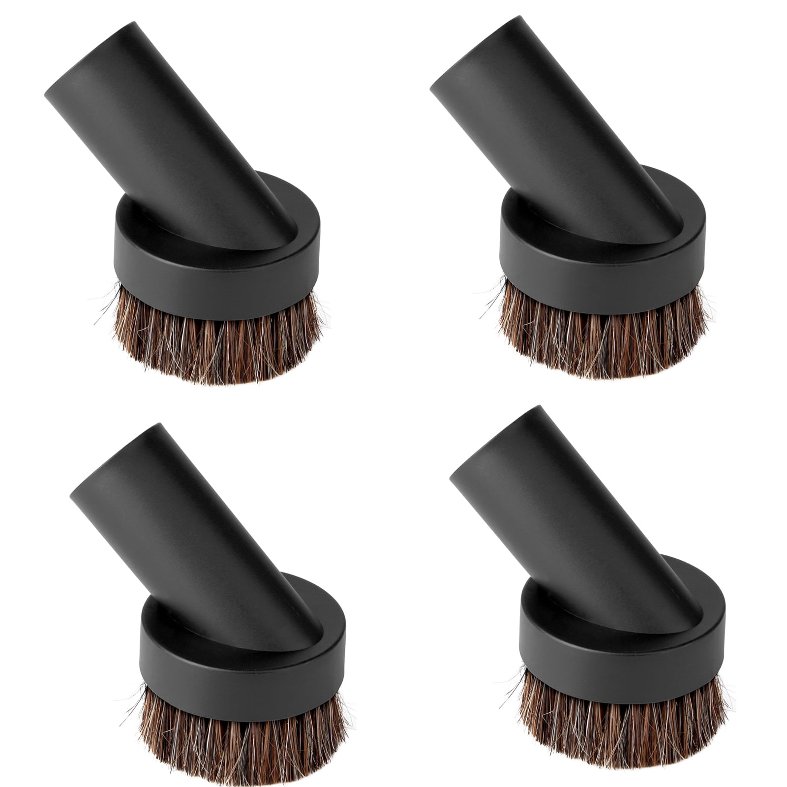 4Pcs Soft Dust Vacuum Brush, Round Bristle Cleaner Vacuum Brush