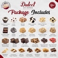 thumbnail image 4 of Dulcet Gift Baskets 4-Tier Chocolate Gift Basket Gourmet Deluxe Snack Tower with Cookies, 4 of 8