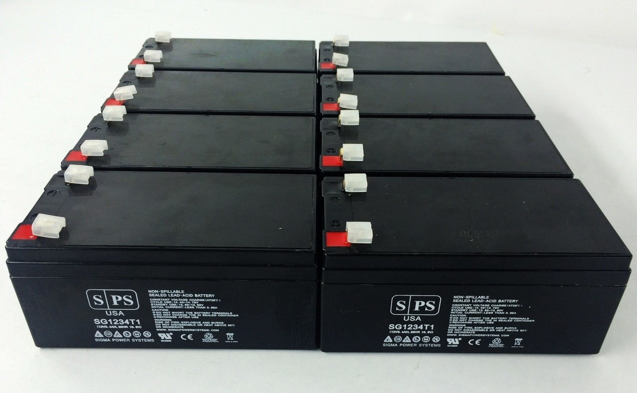 SPS Brand 12V 3.4 Ah Replacement Battery for Interstate BSL1035 (8 Pack ...