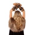 thumbnail image 1 of Brazaletes de Peluche Roma Costume con Correa Estilo Vikingo - Par, 1 of 1