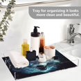thumbnail image 5 of WOBOGO Acrylic Serving Trays 15.7x11.8 Inch Spill Proof Clear Decorative Organizer with Handle Show Ferocity Wolf, 5 of 7