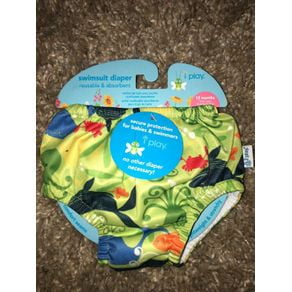 Iplay - Baby Boys Reusable Swim Diaper, Green