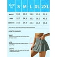 thumbnail image 6 of Charmo Womens Swim Skirt Bulit in Shorts Tummy Control Swimsuit Bottom with Side Pocket, 6 of 6