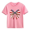 thumbnail image 4 of Taqqpue Kid 4th of July T-Shirts Boys Girls American Flag Shirt Patriotic Top Short Sleeve Crew Neck Tees for Girls Boys 2-13 Years, 4 of 4