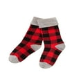 thumbnail image 3 of Christmas Parent-Child Stockings Tights Snowflake Santa Claus Print Pattern Family Matching Socks Adult Kid Warm Accessory, 3 of 6