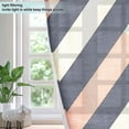 thumbnail image 4 of Yayeee Window Curtains Light Filtering 63"x52" Grommet Panel Pair Home Living Room Decor, Isometric Green, 4 of 7