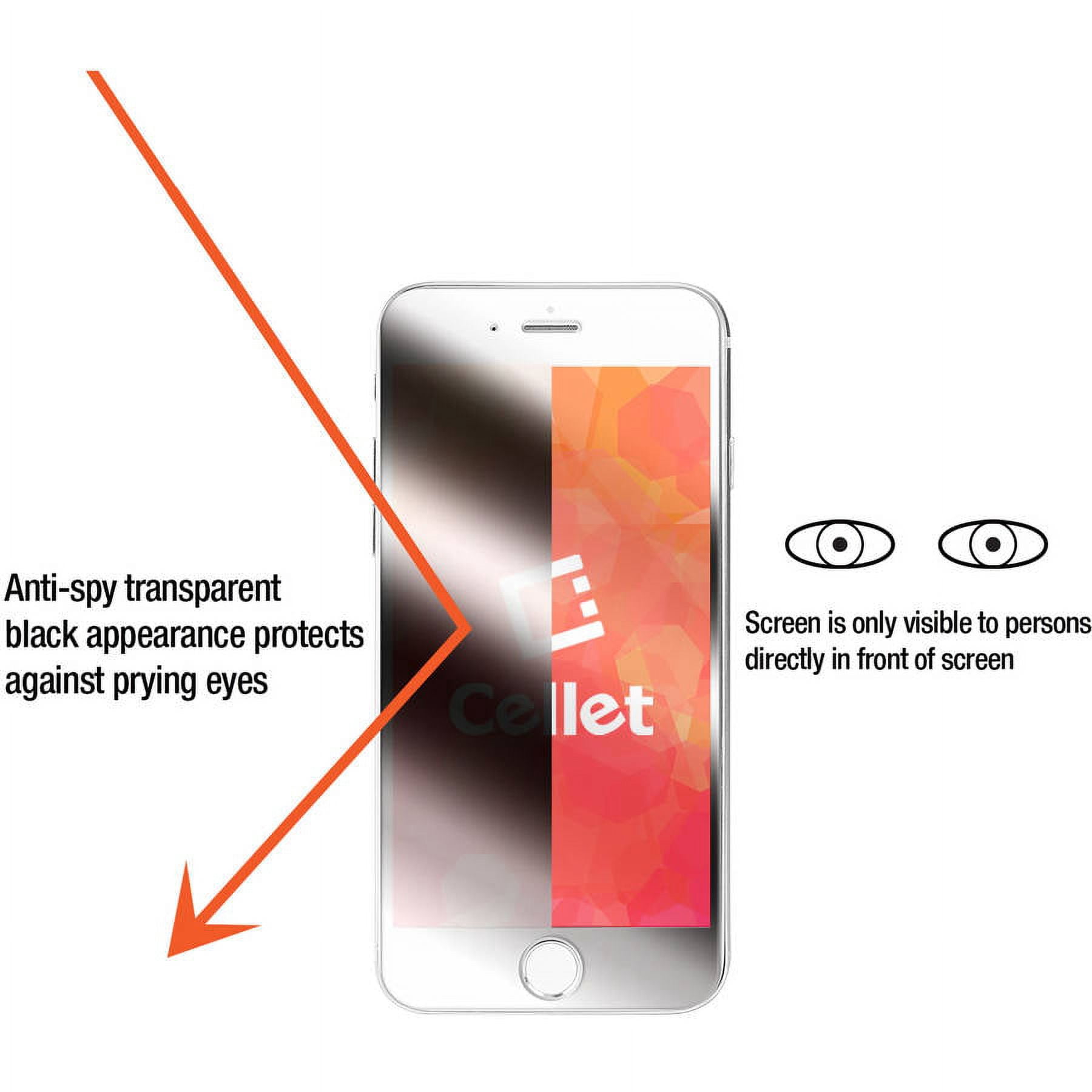 Tempered Glass Privacy Screen Protector for iPhone 7 Plus Perfect Fit