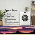thumbnail image 3 of 3x4 Rug, Chakra Door Mat Washable Non Slip Soft for Entryway, Yoga Meditation Zen Rug, Mountain Landscape Carpet, Chakra Home Decor & Gifts, 3 of 7