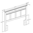 thumbnail image 5 of South Shore Versa Full/Queen Headboard (54/60''), 5 of 5