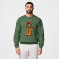 Bee Left Cowboy Boots, Wildflowers, Bee and Butterfly Left-Chest Crewneck ...