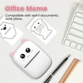 thumbnail image 7 of Mini Label Printer Thermal Portable Printers Stickers Paper Inkless Wireless Android IOS High Resolution Impressora Portatil (Pink 3thermal), 7 of 7