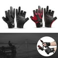 thumbnail image 4 of Guantes al aire libre Guantes antideslizantes Guantes de pesca de invierno Guantes ajustables Cálido Abanopi Mitones, 4 of 7