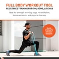 thumbnail image 4 of Body Sport Exercise Band, 5 in. x 6 yd., Medium Resistance - Professional Exercise Band for Home Fitness & Gym Workouts (Orange), 4 of 8