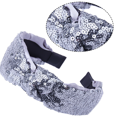 thumbnail image 3 of Diadema anudada bohemia, diadema de Yoga a la moda, diadema con lentejuelas brillantes, accesorios elásticos para el cabello para mujer y adulto Adepaton CPB-DE-LYY847-9, 3 of 5