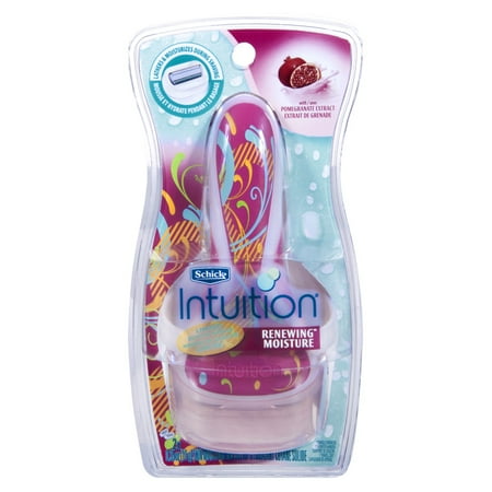 Schick Intuition Renewing Moisture with Pomegranate Extract Razor, 1.0 PACK