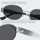 thumbnail image 4 of Livho 2025 Gafas de sol ovaladas de moda - Elegantes tonos polarizados para todos los días - Marcos de metal retro, 4 of 6