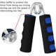 thumbnail image 4 of 1 fortalecedor de agarre de mano, entrenador de fuerza de agarre para entrenamiento de muñeca del antebrazo (negro) Sailing Electrónica, 4 of 5