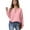 *-006Pink, variant on ASDFVBKG Women Waffle Henley Tops V Neck Button Down Long Sleeve Solid Casual Pullover Soft Dressy Blouse Oversized Fall Winter Tunics Tee Top Royal Blue XL