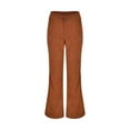 thumbnail image 3 of SIYUDAN Womens Trousers Women'S Casual Pants Orange Adult Pants Women'S Lounge Pants Women'S Wide Leg Pants With Pockets Womens Fall Pants, 3 of 8