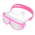thumbnail image 3 of Alta definición, impermeable, antivaho, marco grande, galvanoplastia, gafas de natación para niños, equipo de natación, color blanco púrpura, 3 of 10