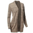 thumbnail image 3 of FashionOutfit Women's Casual Solid Open Front Raglan Long Sleeve Cardigan with Pockets, 3 of 4