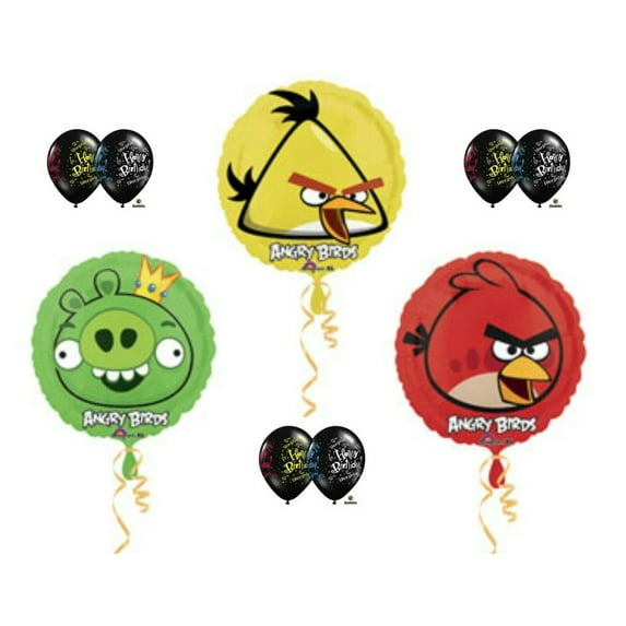 Angry Birds Party Supplies Balloons Happy Birthday