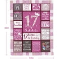 thumbnail image 5 of LHSHID 15 Year Old Girl Gift Ideas Blanket Flannel Soft and Comfortable Anti static Bed Sofa Blanket 50x60in, 5 of 5