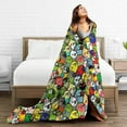 thumbnail image 5 of LAICAIW Everybirdy Pattern Ultra-Soft Lightweight Blanket Flannel Throw Blanket80 X60, 5 of 5
