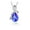 Deep Blue, variant on Fashion Eternal Love Angel Teardrop Austrian Crystal Pendant Necklace