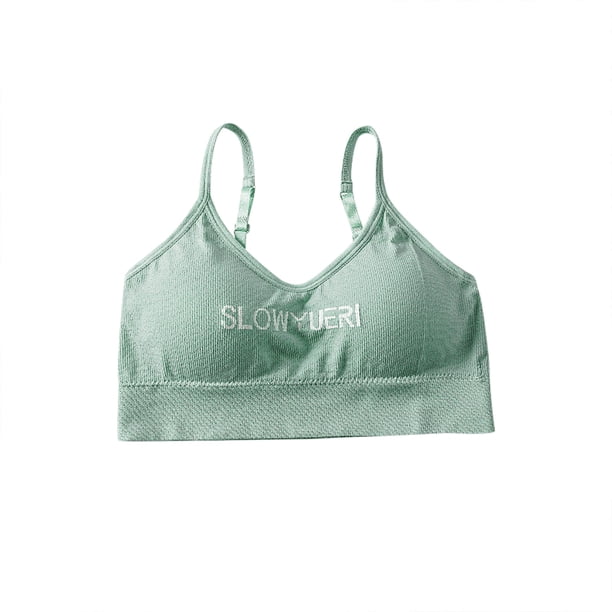Moda mujer Sexy sujetador carta chaleco camisola transpirable Push Up Tops ropa interior Fridja nalpqowj6569