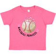 thumbnail image 3 of Inktastic Baseball Princess Tiara Girls Baby T-Shirt, 3 of 5