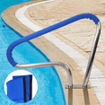 thumbnail image 1 of Pool Handrail for Inground Pools, Swimming Pool Railing – 304 Stainless Steel, Rust-Resistant, 385 lbs Capacity, Blue Grip Covers, 39"x32", 1 of 6