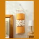 thumbnail image 2 of Bolsa de almacenamiento para colgar en la puerta, estantes colgantes, bolsa de noche para armario, hogar y oficina. 3 bolsillos naranja, 2 of 8