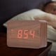 thumbnail image 4 of Reloj, Alarma digital electrónica de madera Reloj despertador digital Reloj despertador de madera El mejor en su clase, 4 of 6