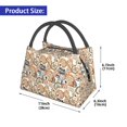thumbnail image 2 of Easygdp Floral Paisley Bolsa de Almuerzo Insulada Reutilizable, Bolsa de Mano y Bandolera para Oficina, Trabajo, Viajes, 2 of 6