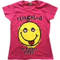thumbnail image 1 of Yungblud - Camiseta Sonrisa de Raver para Mujer (Rosa), 1 of 2