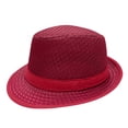 thumbnail image 2 of HAJWOH Sun Hat Lightweight Crushable Soft Cool Mesh Fedora for Men and Women, 2 of 3