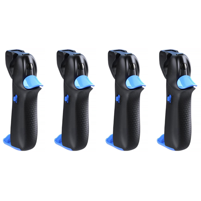 4X Mobile Game Controller Four Finger Gamepad for Trigger Game for / Android Gamepad,4 x Gamepad Triggers 4 x USB data cable,Black