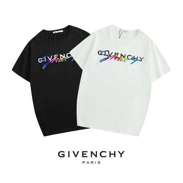 3939 givenchyy Moda Mujer Camiseta Hombres Manga Corta Bordadopangjing